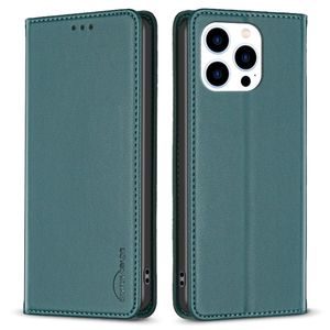 BINFEN COLOR iPhone 13 Pro Max Lompakkokotelo Korttipaikka/Jalusta - Vihreä