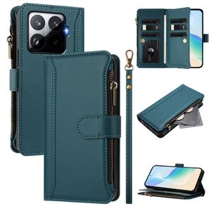 Xiaomi 15T Pro Etui med 9 Kortspor - Mørkgrønn