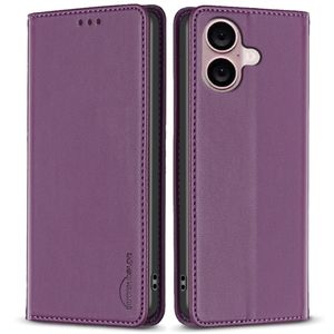 BINFEN COLOR iPhone 16 Plus Wallet Cover Magnetic – Dark Purple