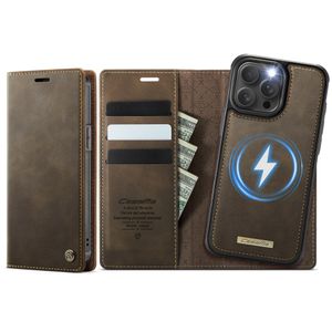 CASEME iPhone 14 Pro Wallet Cover MagSafe RFID Blocking - Brown