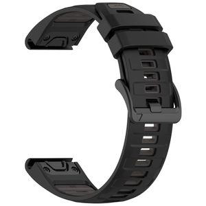Garmin Fenix 8/Fenix E/Quatix 7 Pro m.fl. Urrem – Sort/Grå