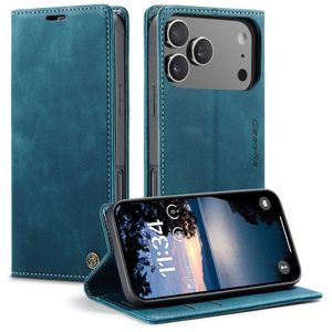 CASEME iPhone 17 Pro Max Lommeboketui med Kortspor - Blå