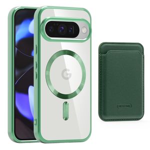 Google Pixel 10 / 10 Pro Case with Wallet - Green