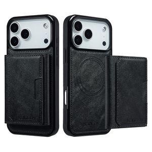 LC.IMEEKE iPhone 17 Pro MagSafe case with wallet - Black