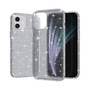 iPhone 12 Mini Case Glitter - Grey