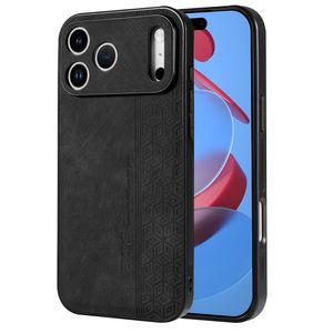 iPhone 18 Pro Max/17 Pro Max Kuori PU-nahkaa - Musta