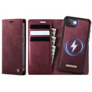 CASEME C49 MagSafe Wallet Cover for iPhone 16e – Red