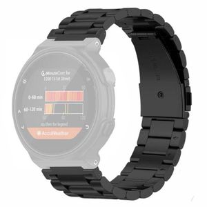 Garmin Forerunner 220/230/235/735X/620/630 Klokkereim i Metall – Svart