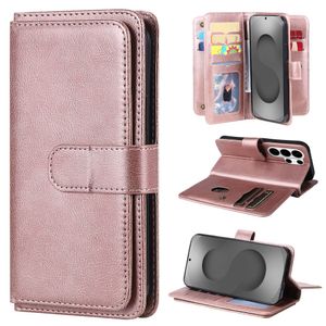 Samsung Galaxy S26 Ultra Cover with 10 Card Slots - Rose gold