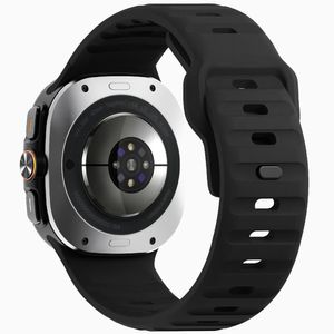 Samsung Galaxy Watch Ultra 47mm Urrem Silikone – Sort