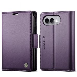 CASEME iPhone Duo Lompakkokotelo RFID-suojauksella - Violetti