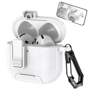 AirPods 4 Cover Låsemekanisme Stativ - Hvid