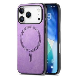 iPhone 18 Pro & iPhone 17 Pro Cover MagSafe kompatibel PU læder - Lilla
