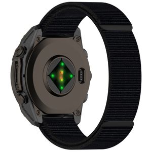 Garmin Quatix 8/Fenix 8/7X etc. Klockarmband Nylon – Svart
