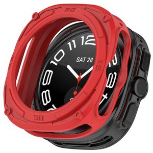 Samsung Galaxy Watch Ultra2 47mm Armor Mecha Støtsikkert Deksel - Rød