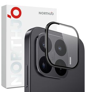 NORTHJO Xiaomi 17T/17T Pro Linsebeskytter Herdet Glass - Svart