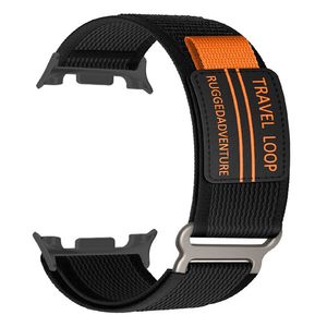 Samsung Galaxy Watch8/8 Classic Nylon Klokkereim – Svart