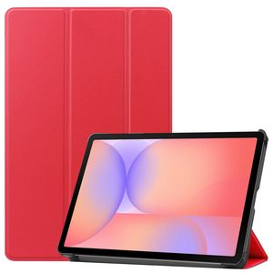 Samsung Galaxy Tab S10 Lite Etui PU-lær Tri-Fold - Rød