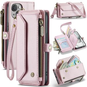 CASEME iPhone 15 Wallet Cover RFID Blocking Stand - Pink