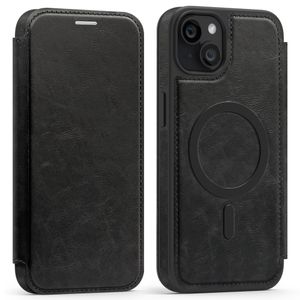 iPhone 14 Plus Lommeboketui MagSafe RFID-blokkerende - Svart