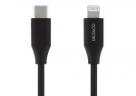 USB-C till Lightning kabel, 2m svart