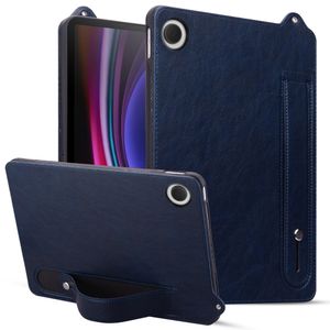 Samsung Galaxy Tab A11/Tab A9 Flip Cover med håndgreb og stativ - Blå