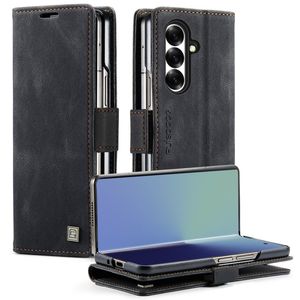 AUTSPACE Samsung Galaxy Z Fold8 Ultra Flip Cover med RFID blokering - Sort