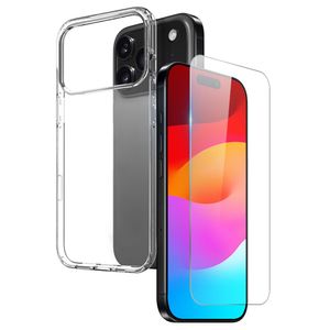NORTHJO iPhone 17 Pro Max Deksel & Skjermbeskytter - Gjennomsiktig
