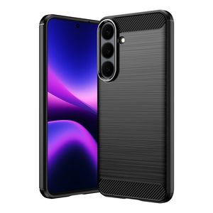 Samsung Galaxy S26 FE Deksel Karbonfibertekstur TPU - Svart