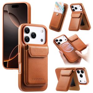 CASENEO iPhone 18 Pro Max/17 Pro Max MagSafe Lommebokdeksel - Brun