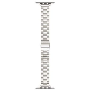 Apple Watch 38/40/41/42mm Urrem Tre-Link Design – Sølv