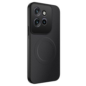 Motorola Edge 70 5G Skal MagSafe-kompatibel Kolfibertextur – Svart