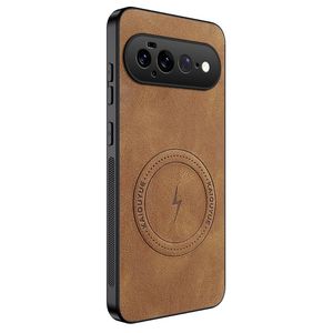 Google Pixel 11 Pro XL MagSafe Deksel i PU-skinn - Brun