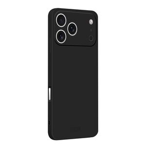 MOFI iPhone 18 Pro Max Kuori Silikoni - Musta