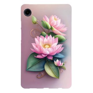 Samsung Galaxy Tab A11/A9 Cover med tryk - Lotus