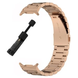 Samsung Galaxy Watch8 40mm/44mm Urrem Rustfrit Stål – Rosaguld