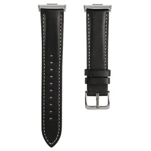 Huawei Watch Fit 3/4 Kellonranneke aitoa nahkaa - Musta