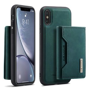DG.MING iPhone XS Max Pungcover Stødsikker Stativ - Grøn