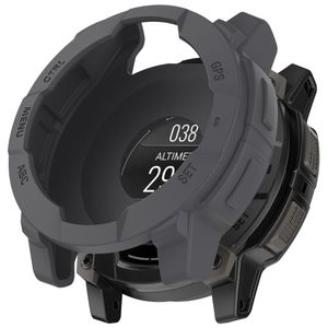 Garmin Instinct 3 AMOLED 50mm osv. Cover i Silikone - Grå