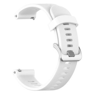 Garmin Forerunner 245/245 Music/645/645 Music m.fl. Klockarmband Silikon – Vit