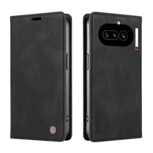 YIKATU Nothing Phone (4a) Lommeboketui PU-lær - Svart
