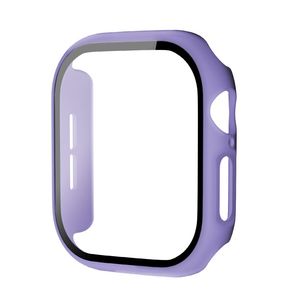 Apple Watch 12 42mm  Cover med skærmbeskyttelse i hærdet glas - Lilla