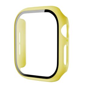 Apple Watch 12 46mm Deksel med skjermbeskytter i herdet glass - Gul