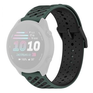 Garmin Forerunner 70/170/170 Music Silikone Urrem - Grøn/Sort