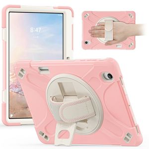 Samsung Galaxy Tab S12 Plus Silikonskal med stativ - Rosa