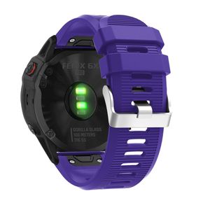 Garmin Fenix 7X/6X/5X etc. Urrem med Metalspænde - Lilla