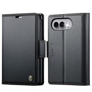 CASEME iPhone Duo Lompakkokotelo RFID-suojauksella - Musta