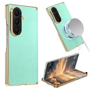 Samsung Galaxy Z Fold8 Ultra MagSafe Kuori PU-nahkaa - Vihreä