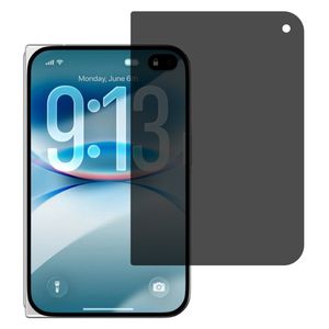 iPhone Fold Skjermbeskytter Herdet Glass Privacy