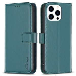 BINFEN COLOR iPhone 14 Pro Max Wallet Cover - Green